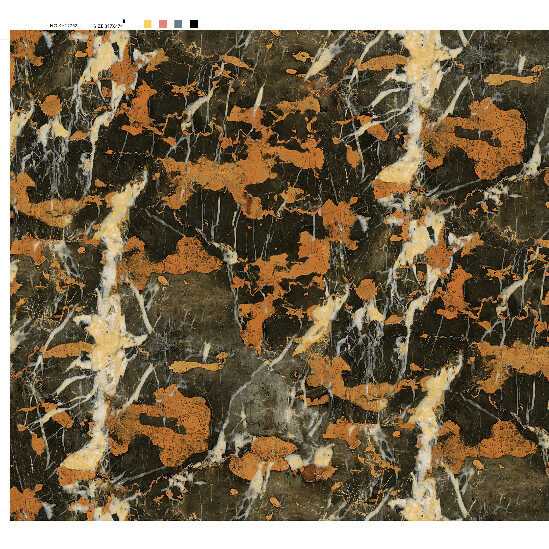 YA12752 black marble hydro dipping film