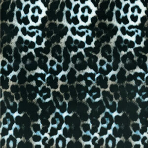 Black Grey Leopard Print Hydrographic Film