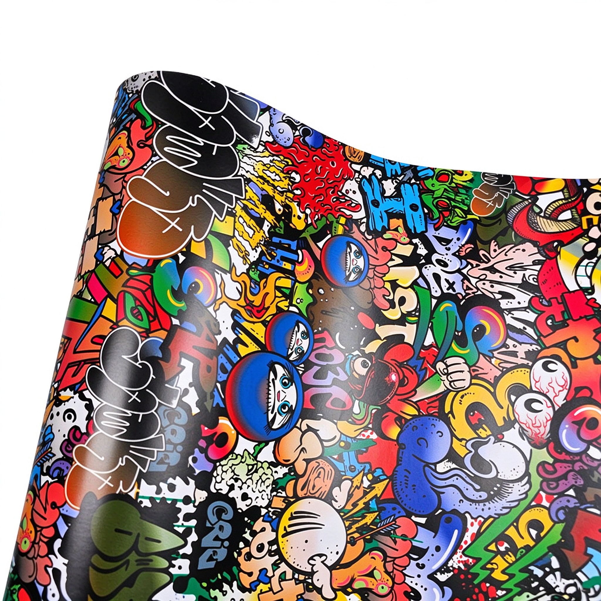 Graffiti Sticker Bomb Car Wrap Vinyl_03