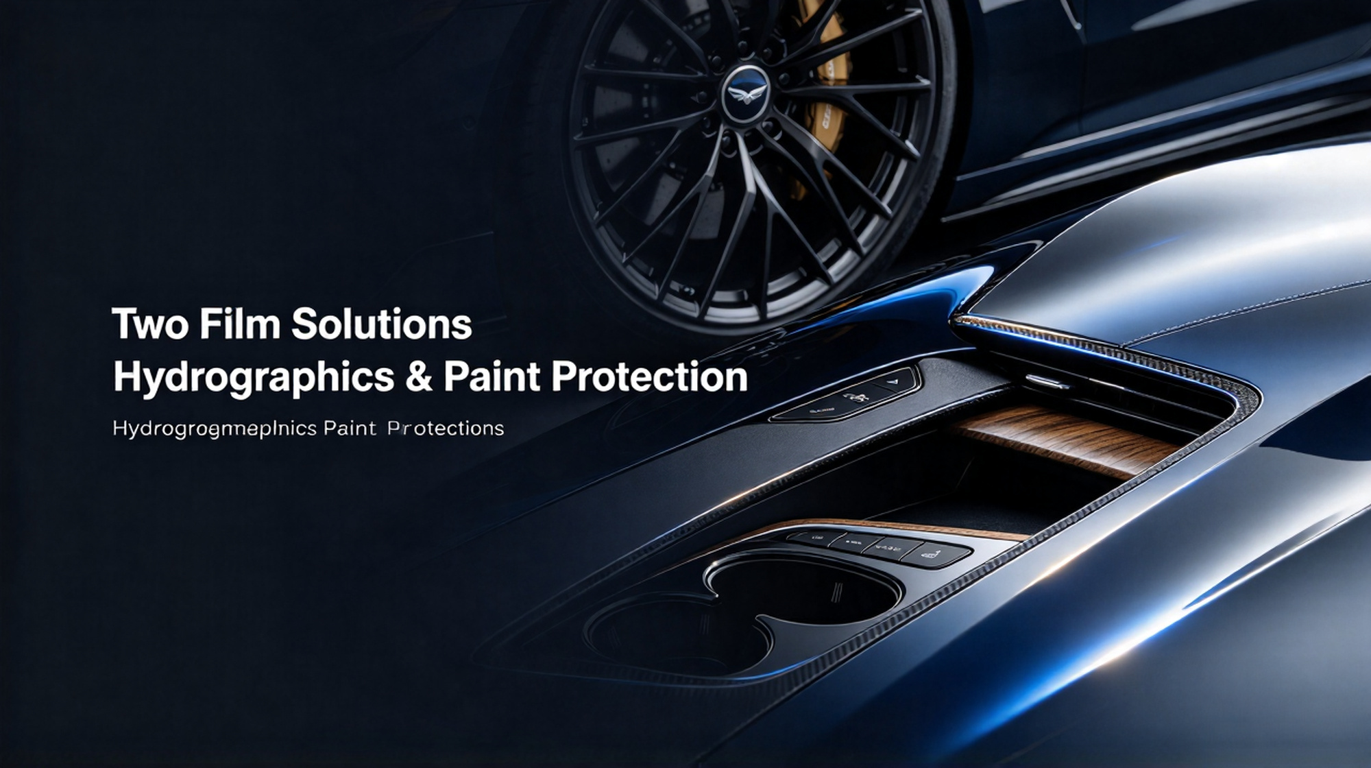 Two film solutions: hydrographics and paint protection — car wrap vinyl and water transfer printing supplies